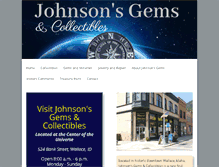 Tablet Screenshot of johnsonsgems.com